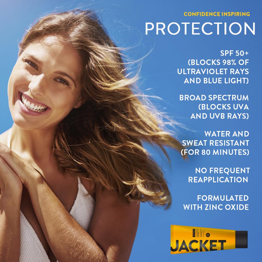 JACKET ingredient lineup with vitamin C and antioxidants for skin support