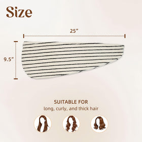 Jacquotha woman using wrap in shower showing reduced drying time and convenience