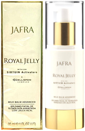 JAFRA front packaging showing bottle and label benefits