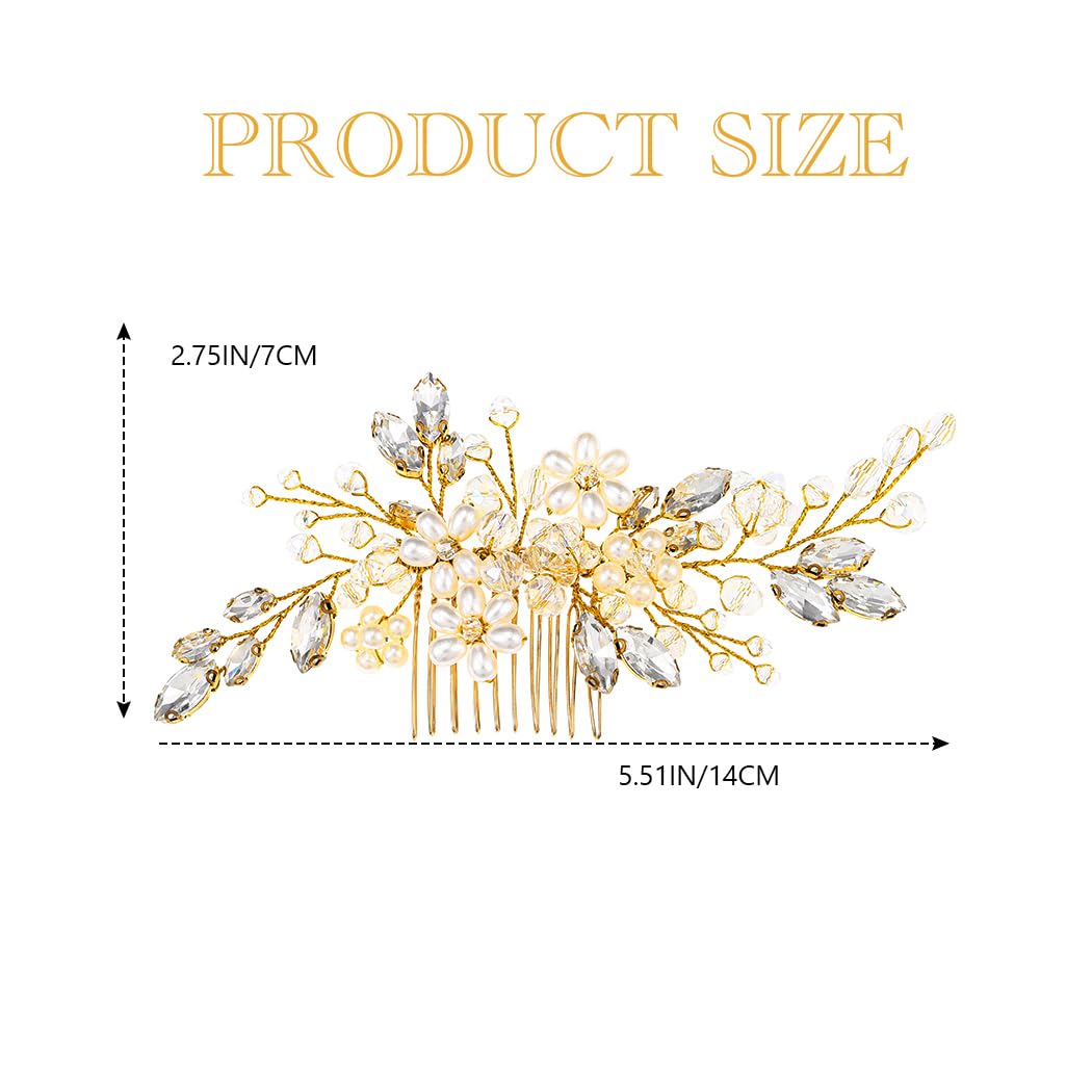 JAKAWIN hair comb worn by bride in updo showing how it enhances wedding hairstyle benefit