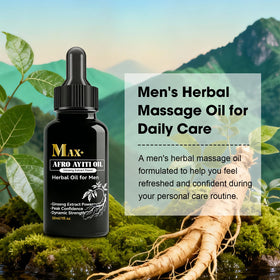 Jalan Max+ Afro Ayiti label close-up highlighting ingredient list and natural extracts for reassurance