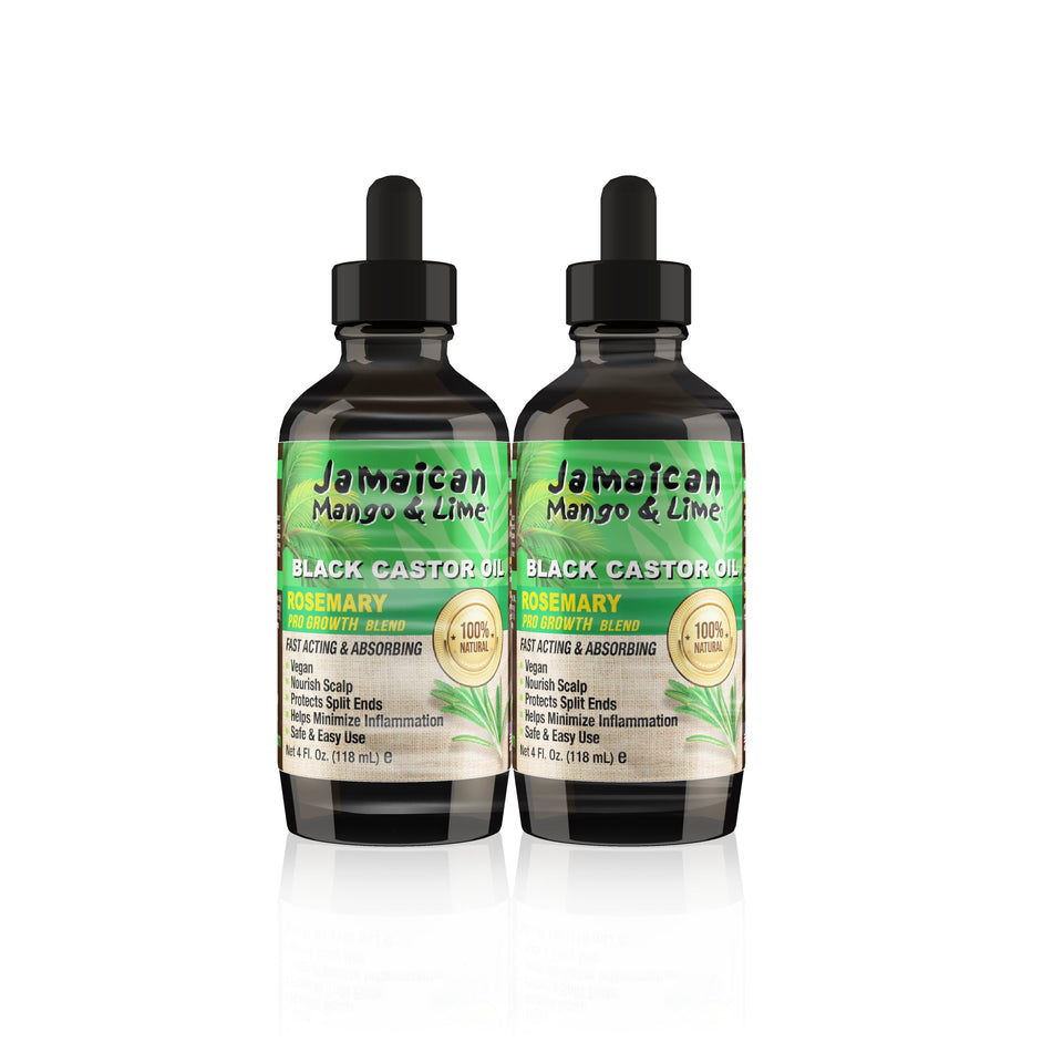 Jamaican Mango & Lime bottle front view showing label and lightweight shine benefits