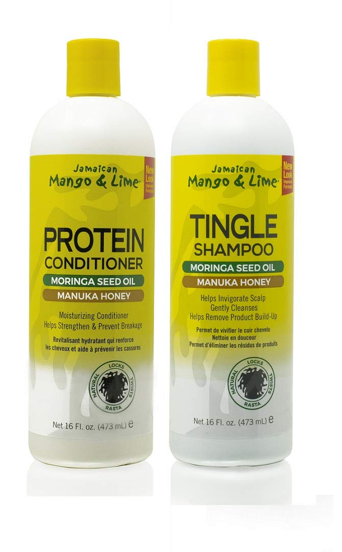 Jamaican Mango & Lime front packaging showing both bottles and clear labeling for easy identification and use