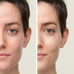 jane iredale pump and concealer texture close-up illustrating smooth, soft-focus finish