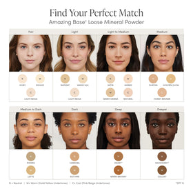 jane iredale loose mineral texture close-up highlighting silky feel and blendability