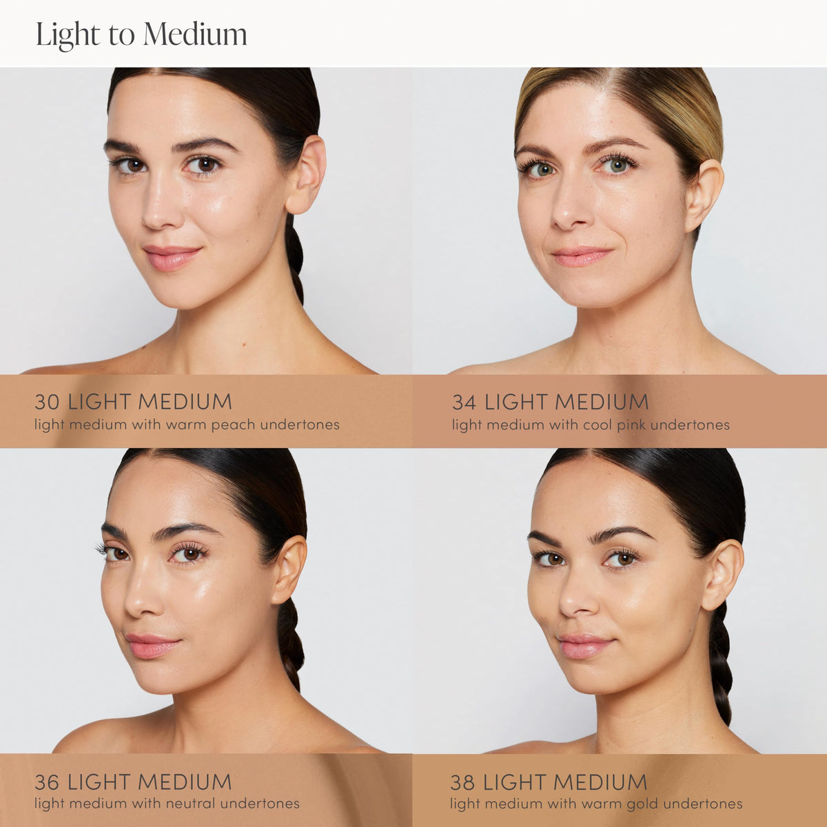 jane iredale before and after half face comparison showing radiance
