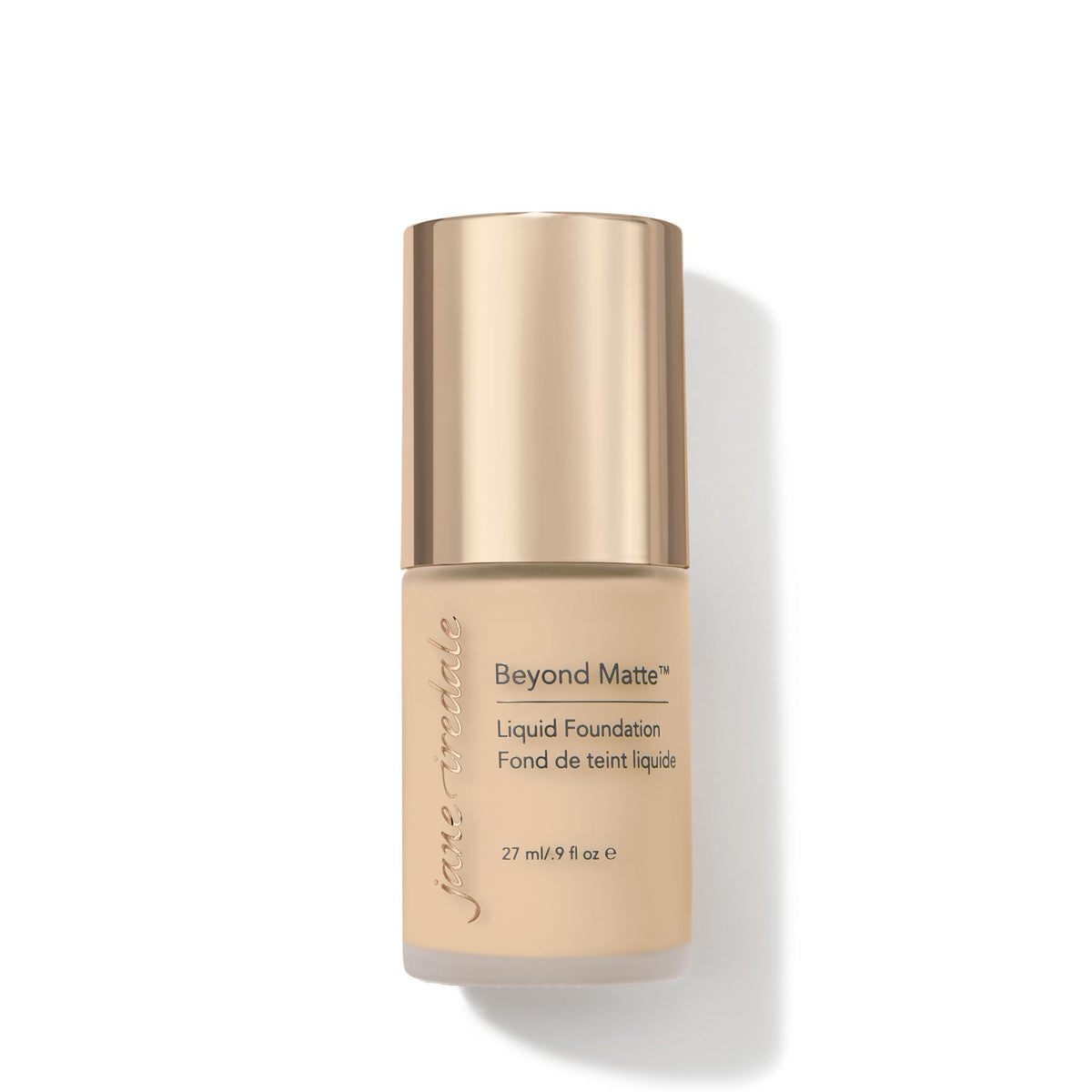 jane iredale front packaging showing bottle and shade label for easy selection
