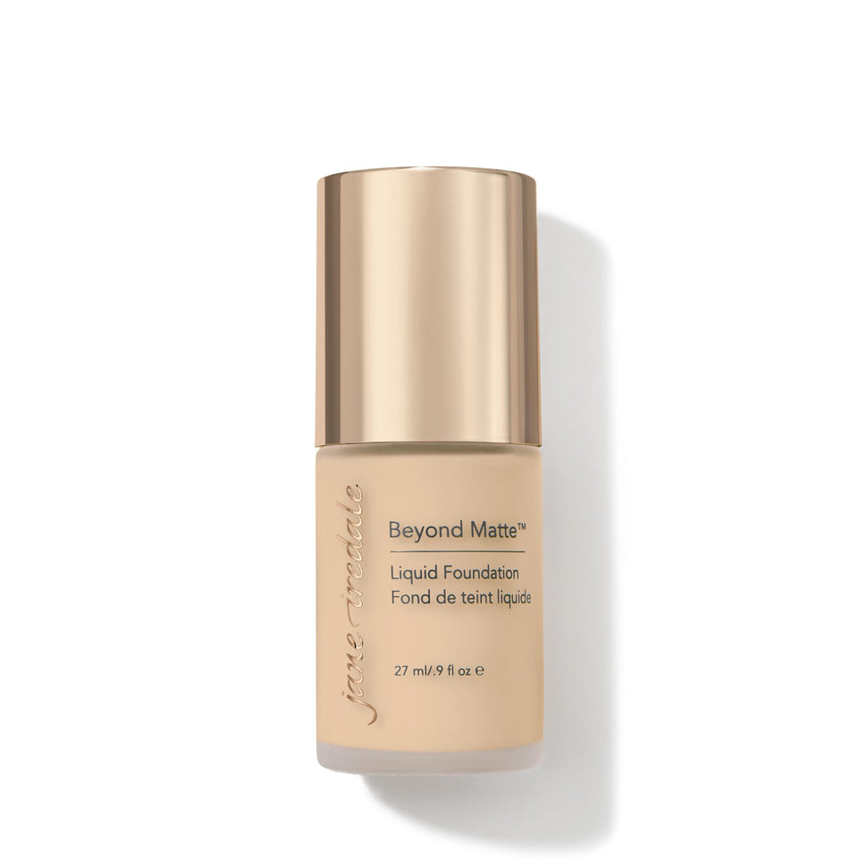 jane iredale front packaging showing bottle and shade label for easy selection
