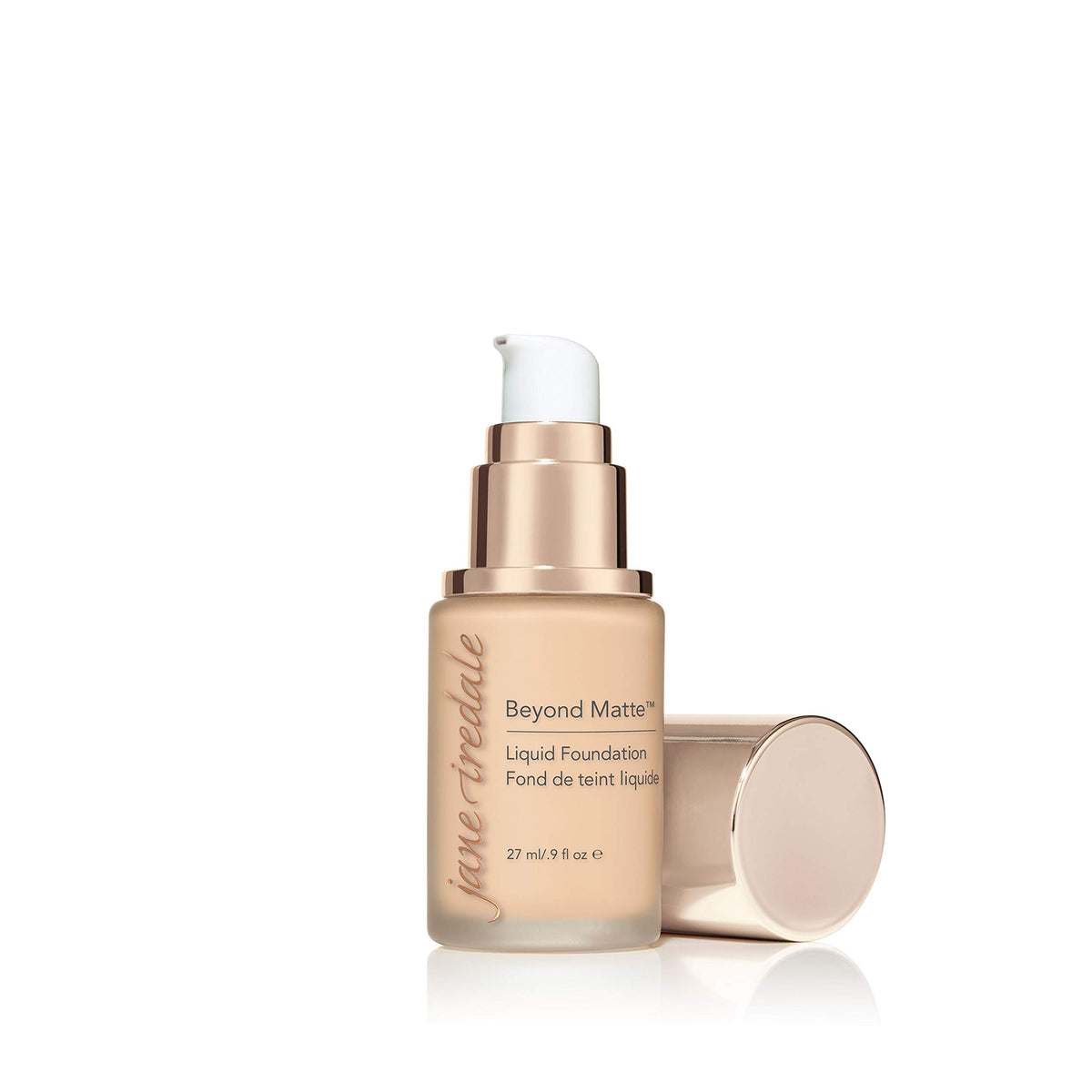 jane iredale foundation texture close-up highlights lightweight, blendable finish