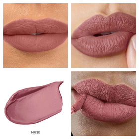 jane iredale texture swipe of liquid matte showing rich pigment and smooth finish