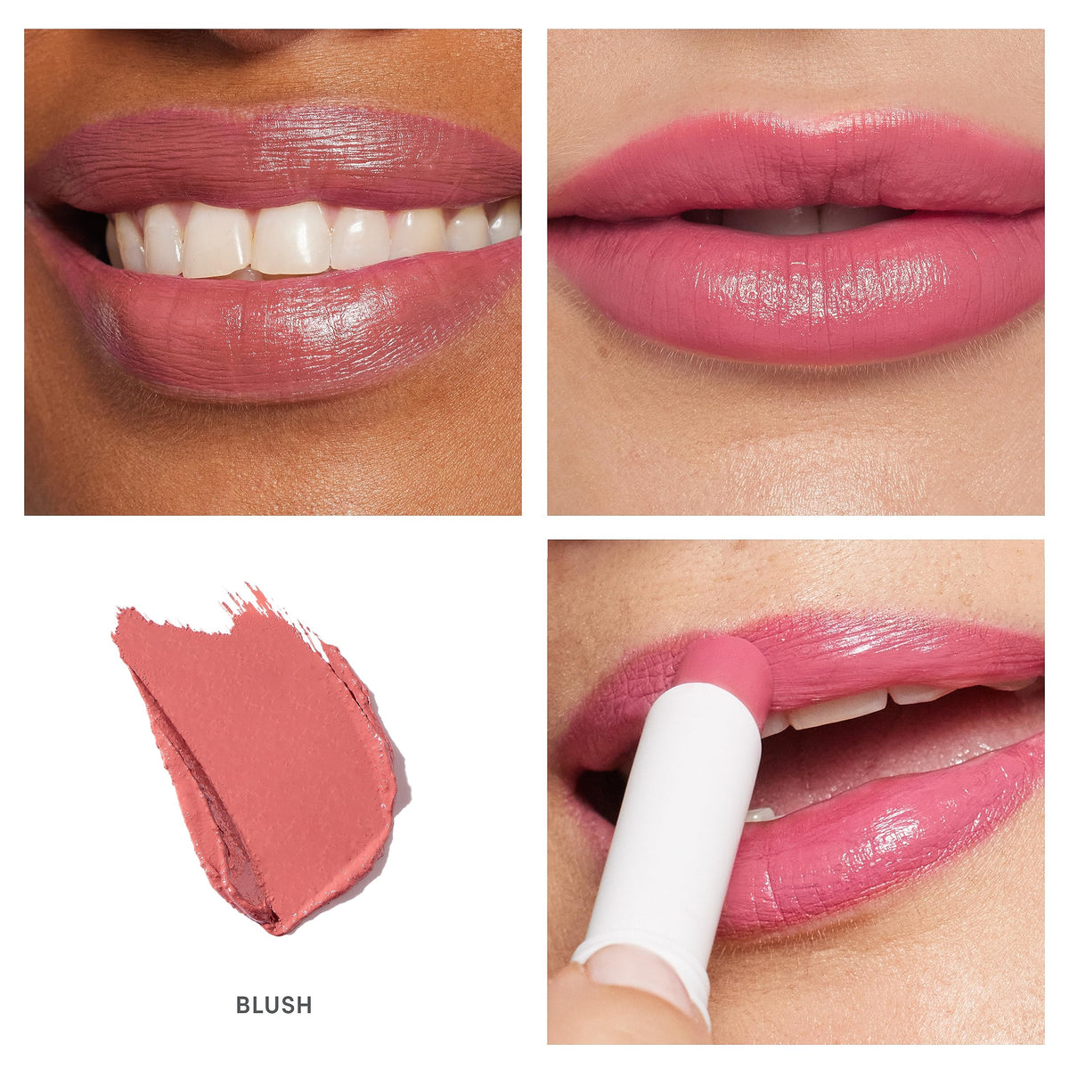 jane iredale lip application closeup demonstrating satin finish and comfort