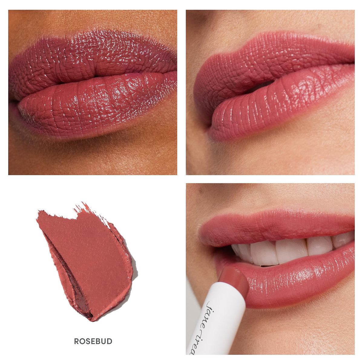 jane iredale texture swipe on skin showing rich pigment and blendability for true color preview