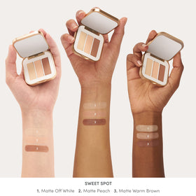 jane iredale open compact in handbag showing travel-ready convenience benefit