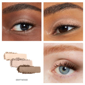 jane iredale swatch of textures demonstrates blendable buttery payoff