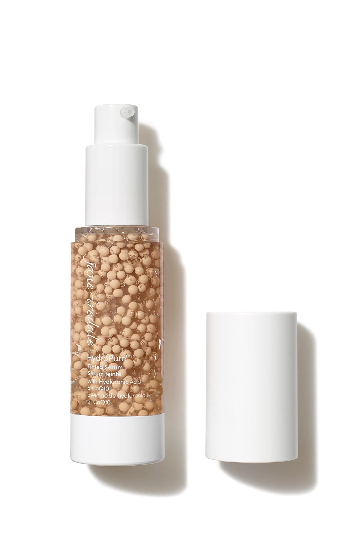 jane iredale front packaging showing sleek bottle and brand appeal