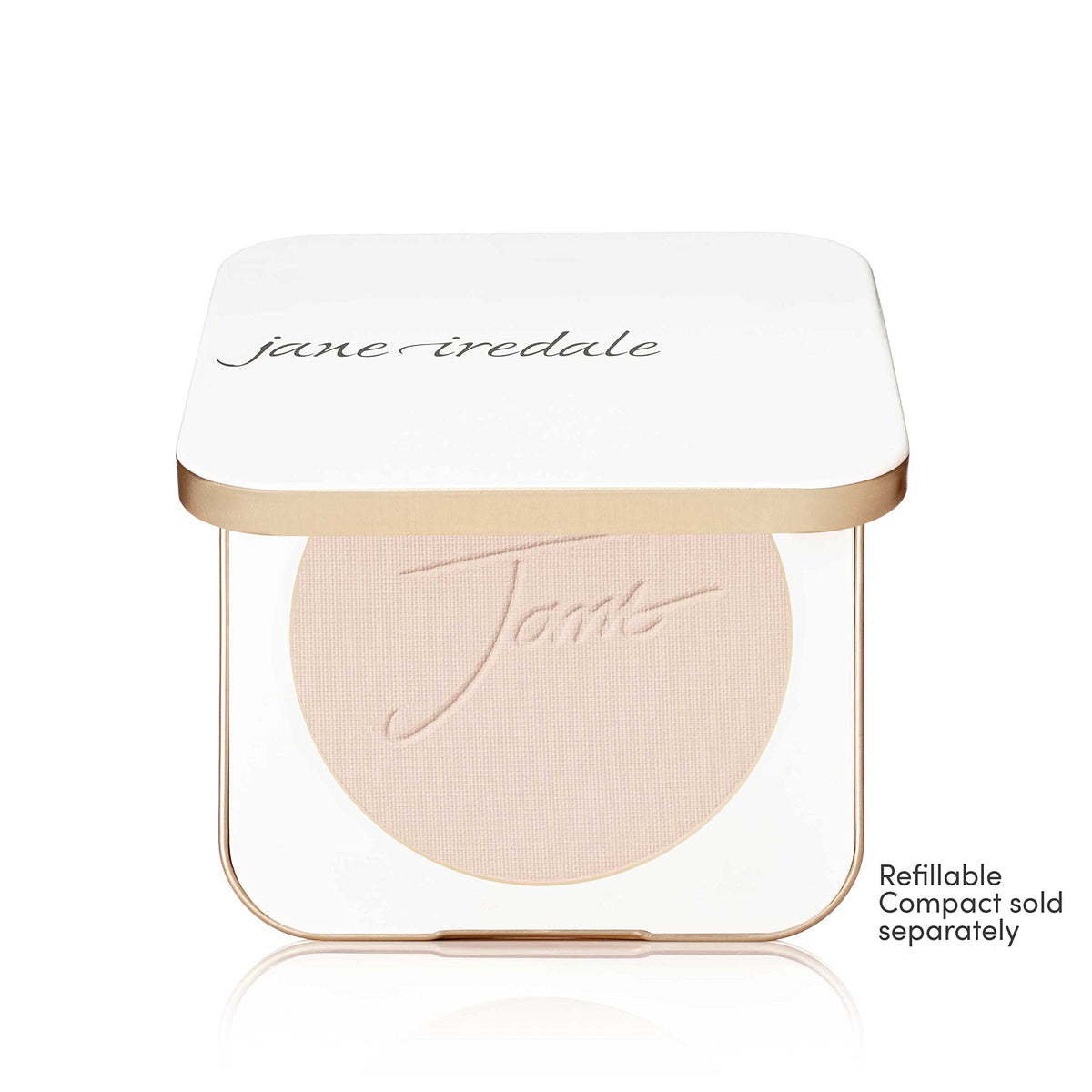 jane iredale ivory swatch on skin illustrating natural second-skin coverage