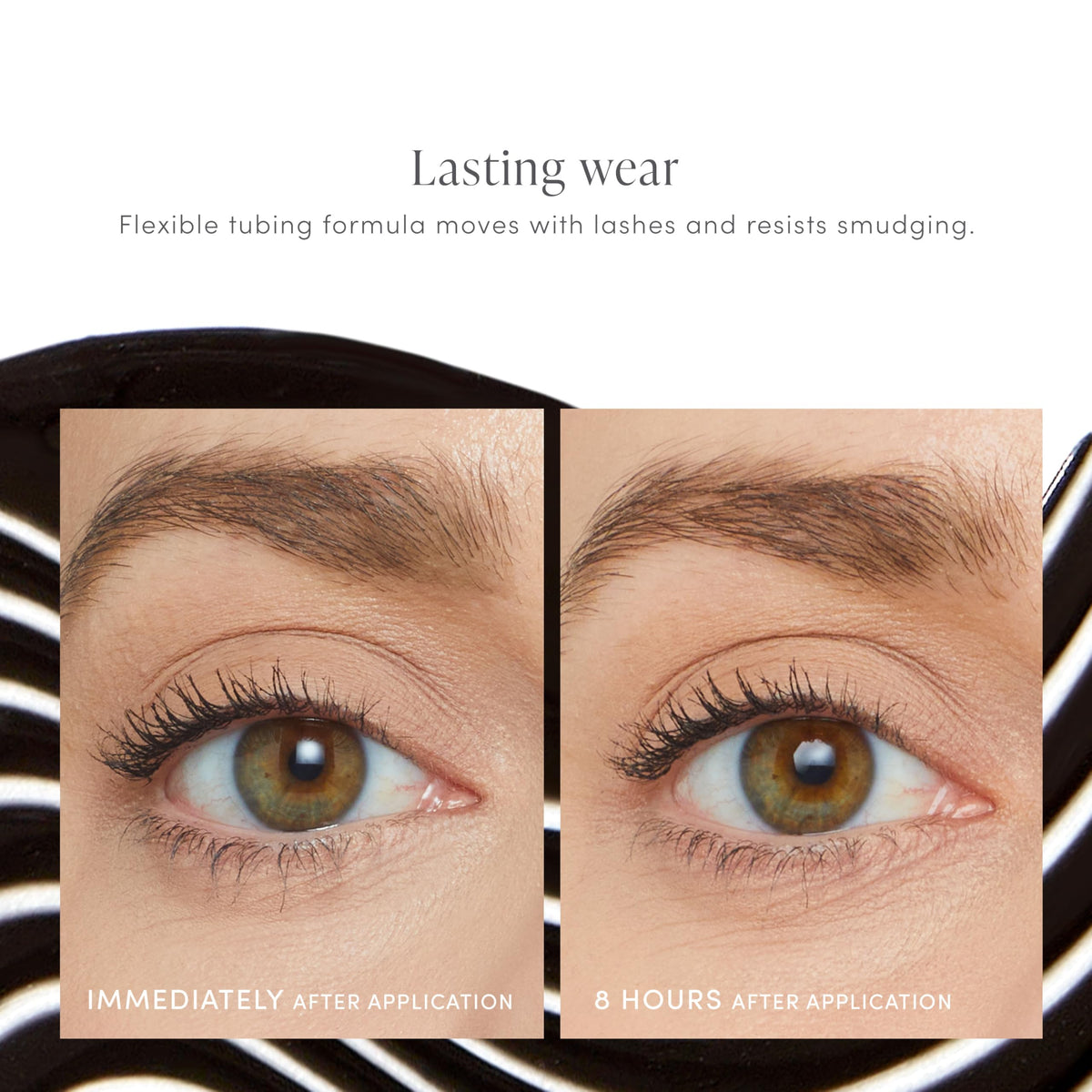 jane iredale removal demo with warm water showing gentle tubing removal benefit