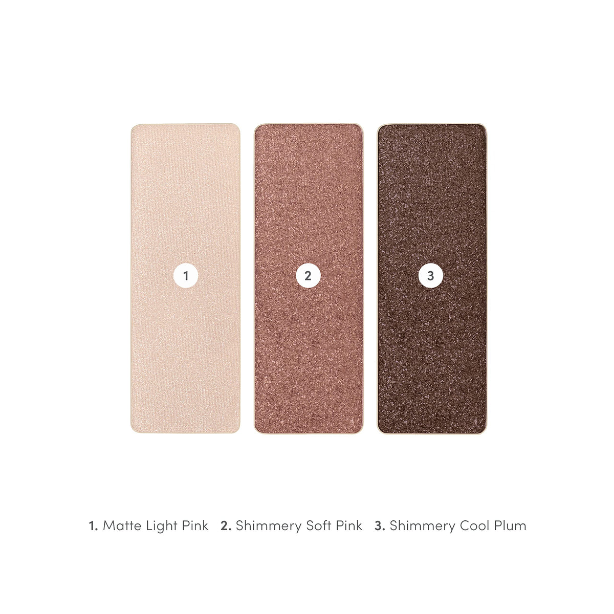 jane iredale applied on model eyelids demonstrating gentle wearable finish