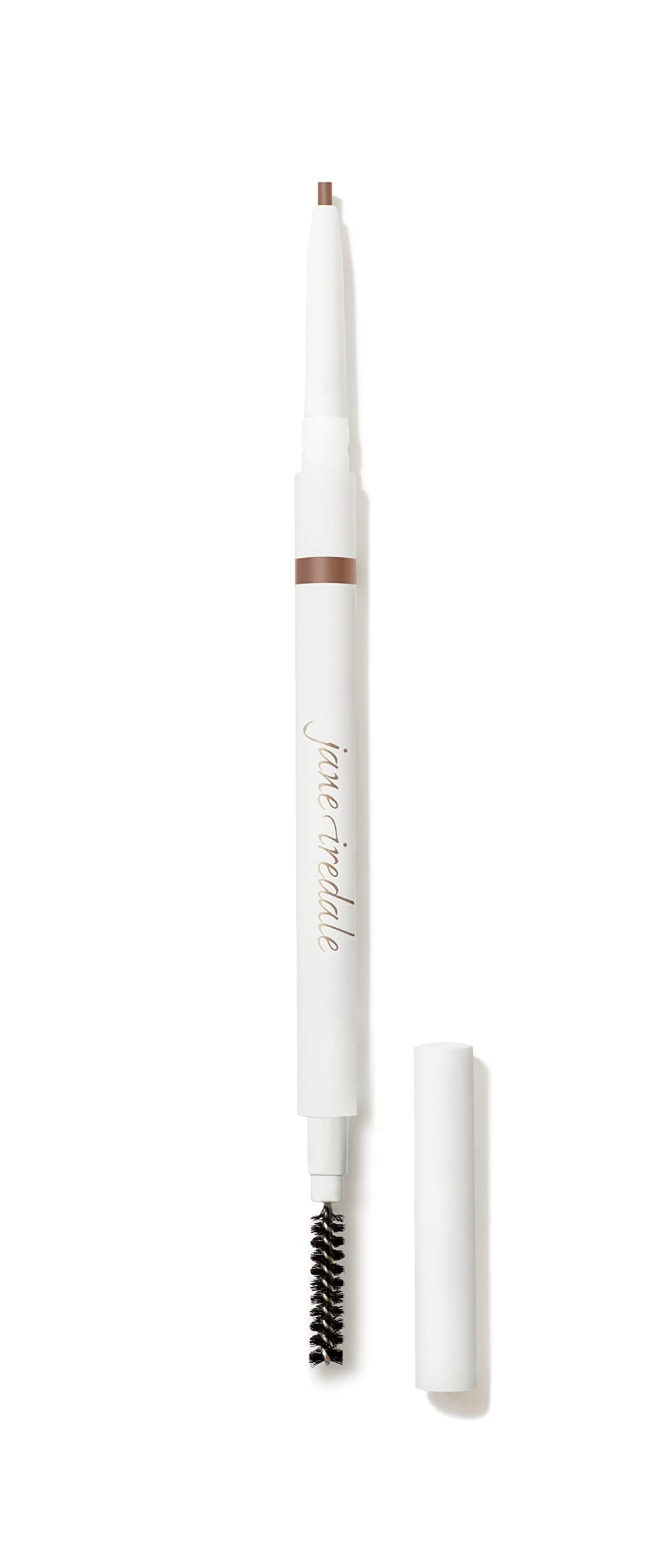 jane iredale pencil front view showing retractable tip and casing for precise shaping