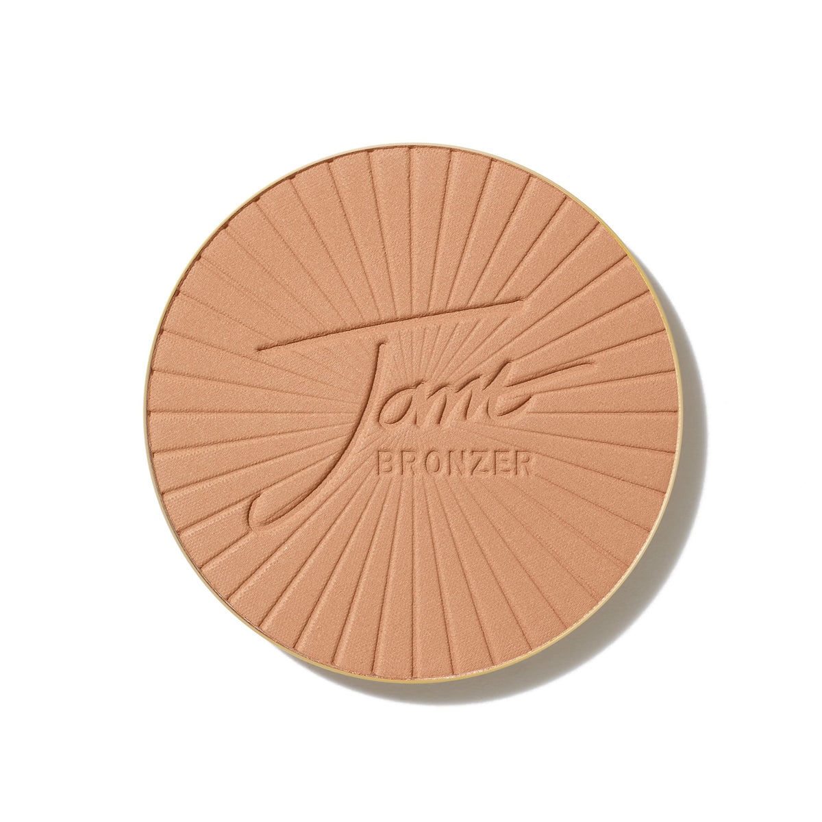 jane iredale refill pan front view showing clean matte surface and shade