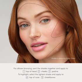 jane iredale refill fitted into compact demonstrating modular storage and travel ease