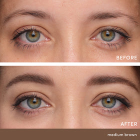 jane iredale gel texture swipe showing creamy tint for natural fullness
