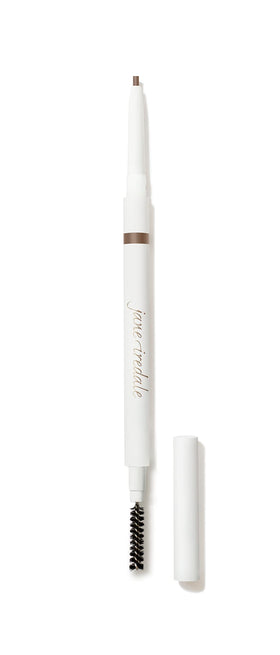 jane iredale front packaging shows pencil and spoolie for easy application