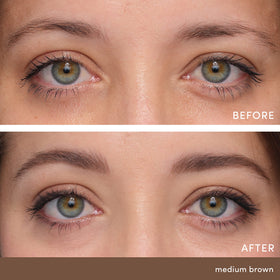 jane iredale spoolie detail blending brow color for a softer natural finish
