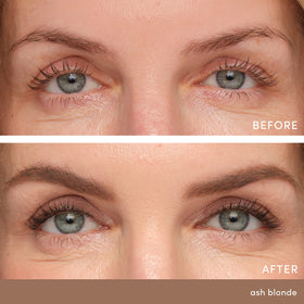jane iredale spoolie detail blending color for natural, groomed brow texture