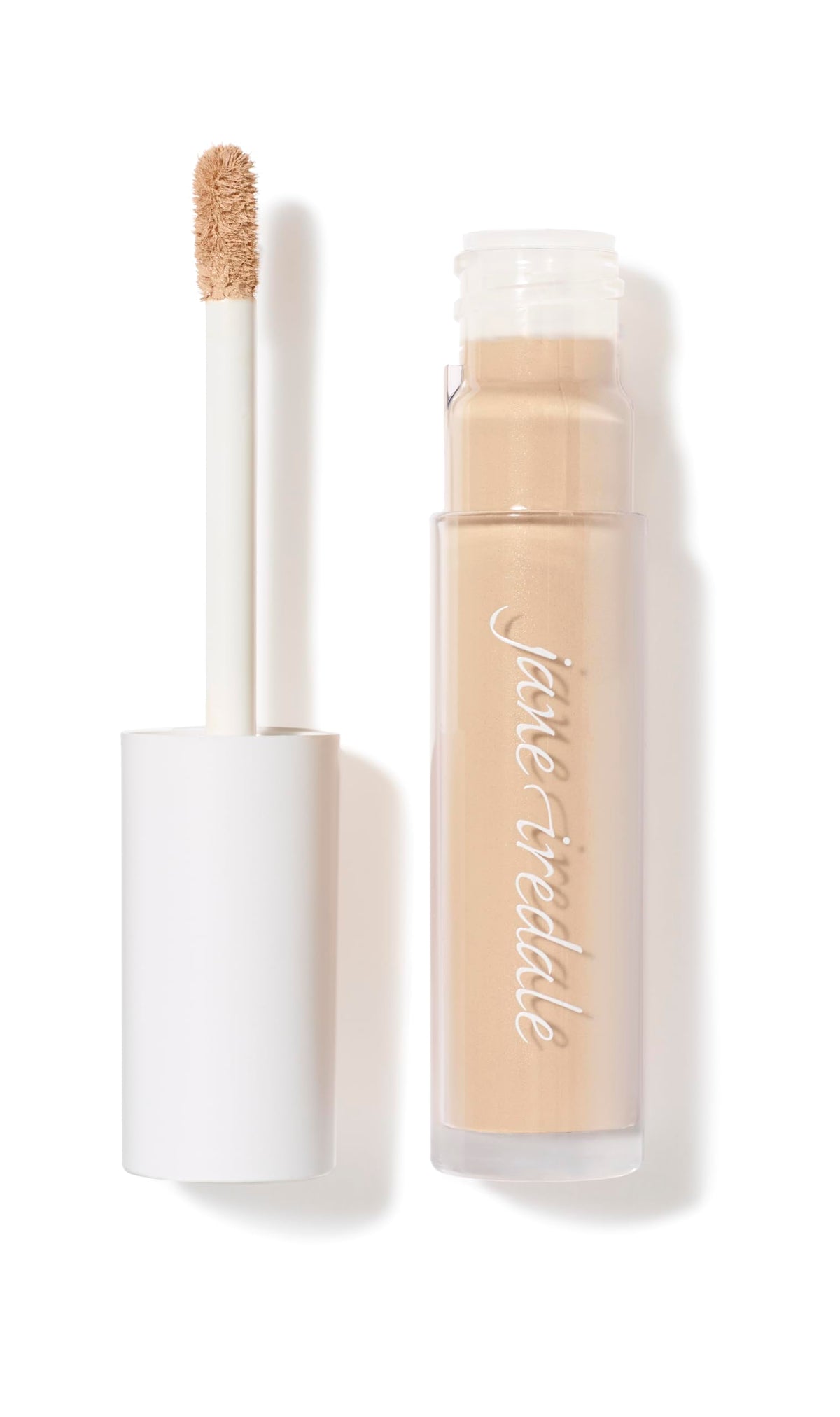 jane iredale front packaging shows product and shade for true-to-skin match