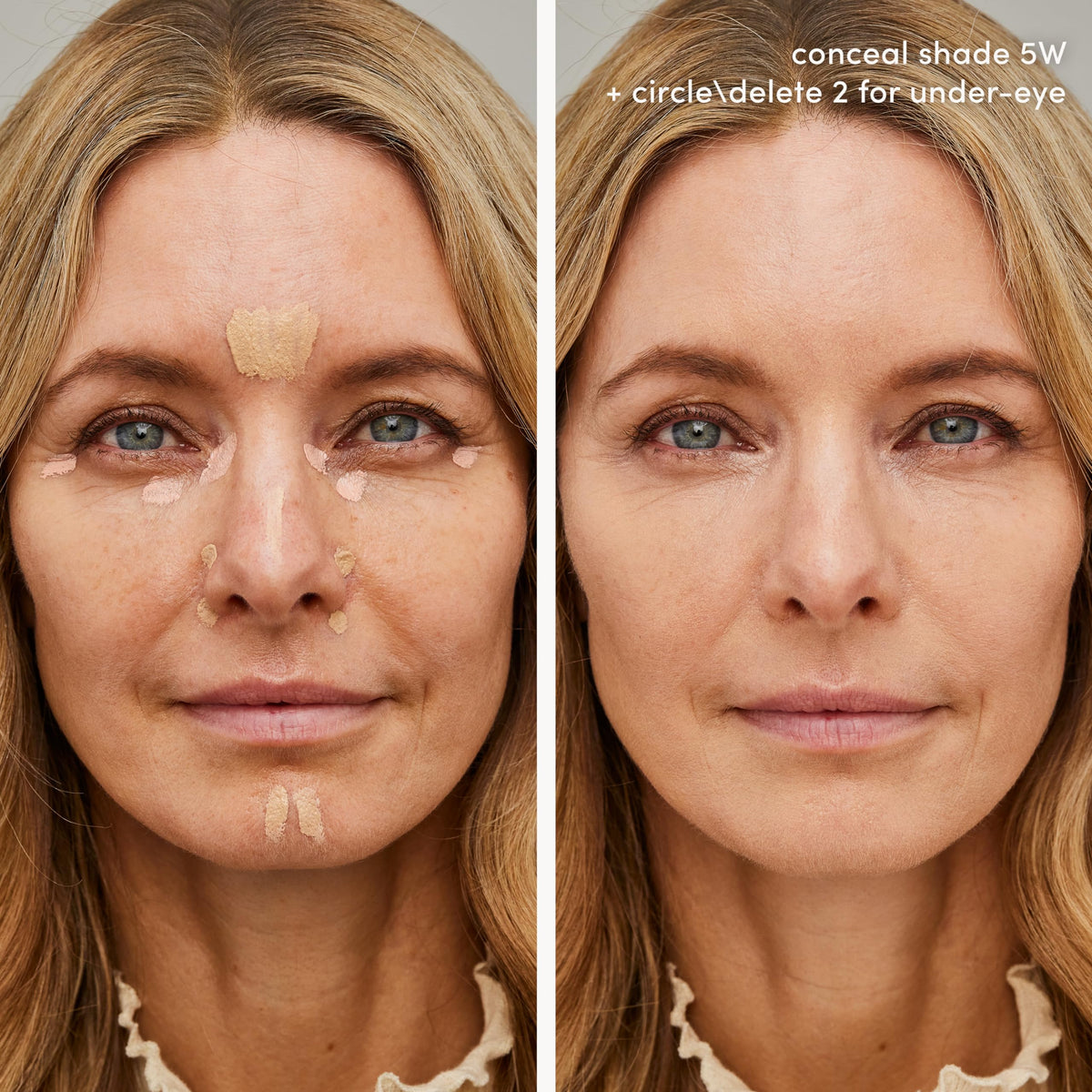 jane iredale applicator wand with drop of concealer showing precise placement benefit