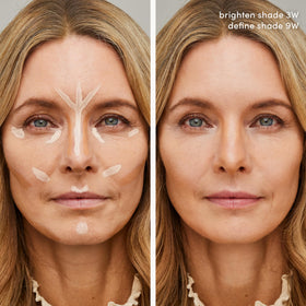 jane iredale texture swipe showing creamy, blendable formula and smooth finish
