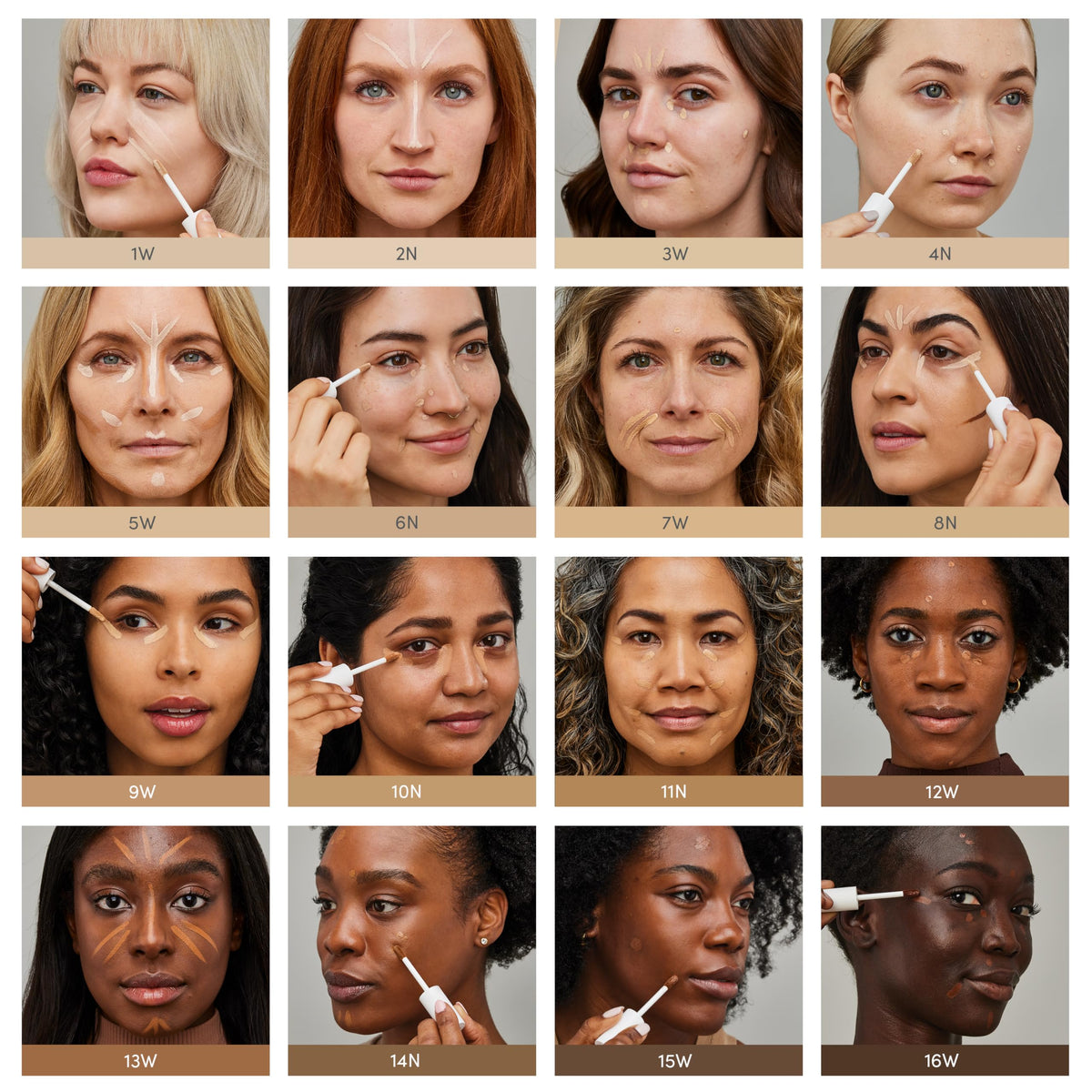 jane iredale applied on model skin demonstrating natural soft matte coverage