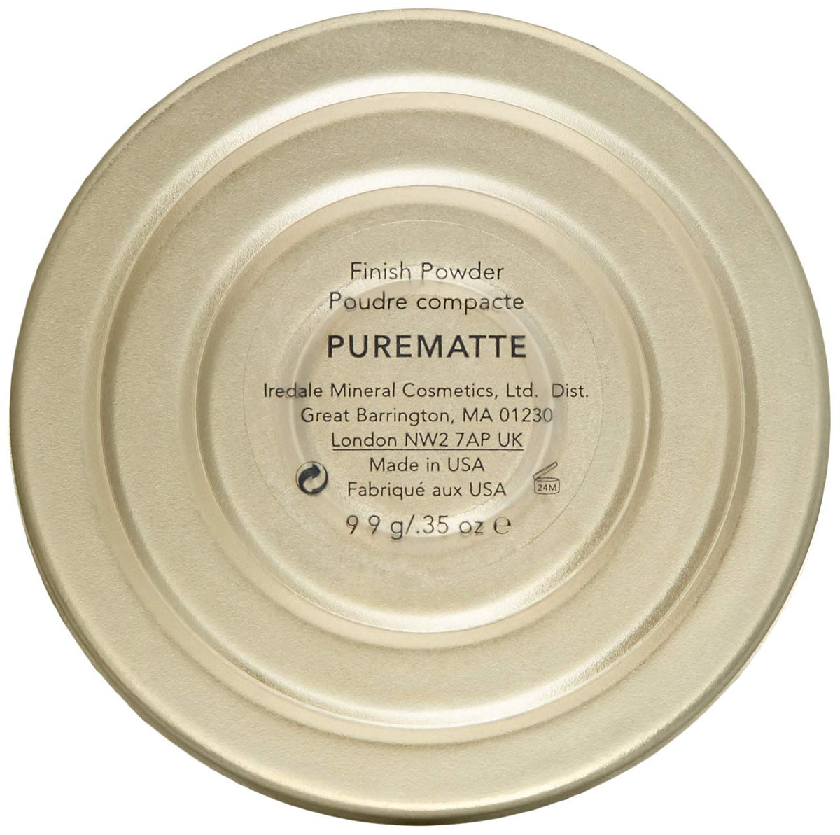 jane iredale PureMatte close-up texture highlighting fine rice starch for mattifying