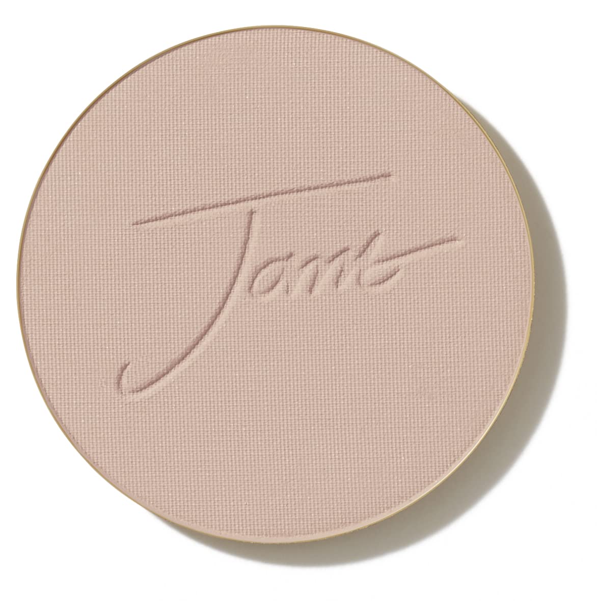 jane iredale compact front showing refill pan and clean design for easy replacement