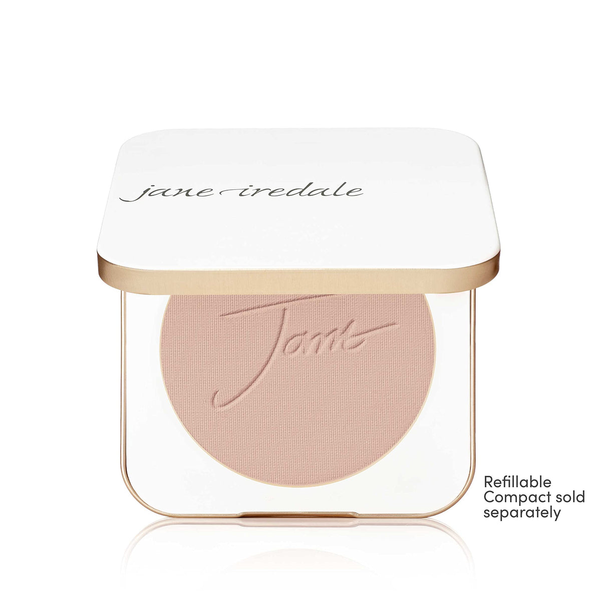 jane iredale compact open with sponge applicator for convenient on-the-go touch-ups