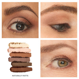 jane iredale shadow pan close-up reveals buttery texture and smooth blendability benefit