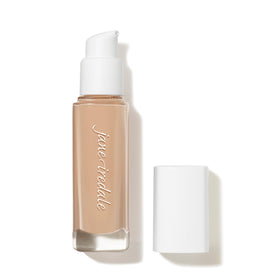 jane iredale front packaging showing clean foundation bottle and label benefit NATURAL finish