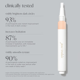 jane iredale ingredients label detail highlighting peptides and niacinamide benefit