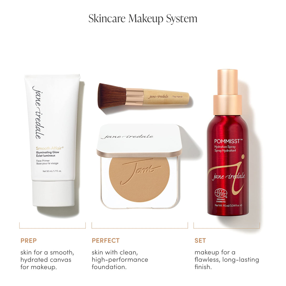 jane iredale tube staged in bathroom setting suggesting everyday skincare routine