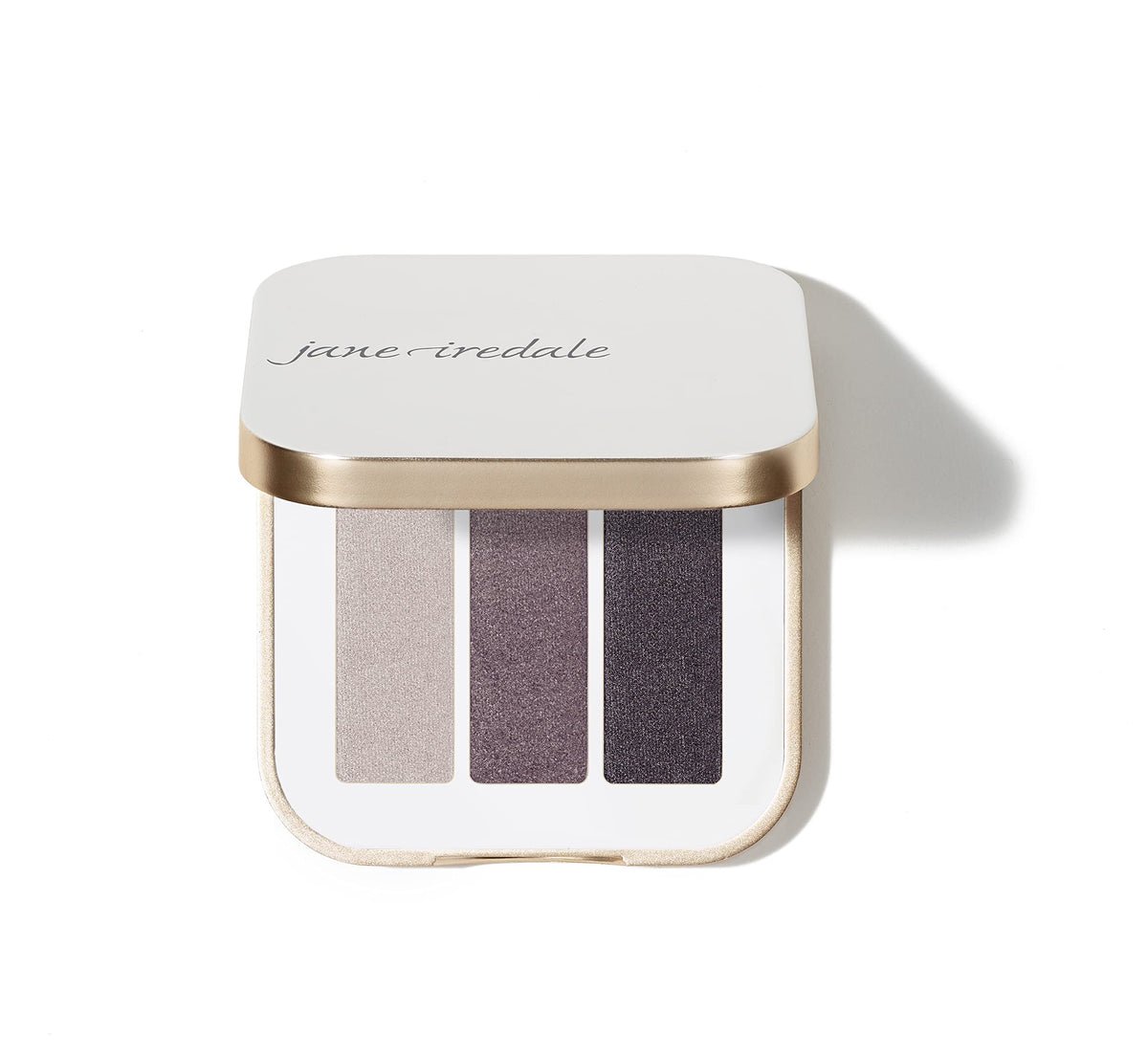 jane iredale front view of compact showing packaging and brand benefit portability