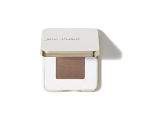 jane iredale compact front view showing neutral matte and shimmer shades, versatile palette