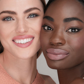 jane iredale swatches on skin display true Desert Rose tone accuracy