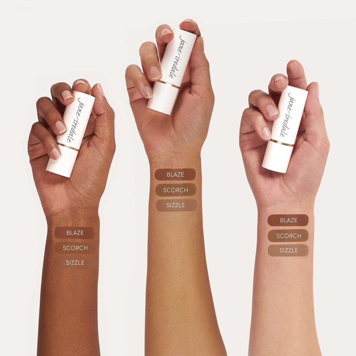 jane iredale close-up texture image revealing creamy, streak-free finish