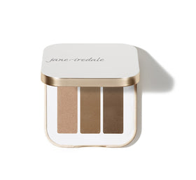 jane iredale front packaging showing three Cognac shades and compact