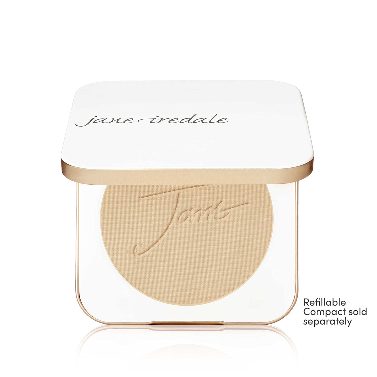 jane iredale applying powder with brush for buildable coverage benefit