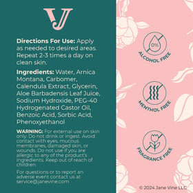 JANE VINE on bathroom vanity representing daily skincare routine benefit