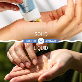 Jao Goē Oil size comparison 3 oz demonstrating travel-friendly convenience