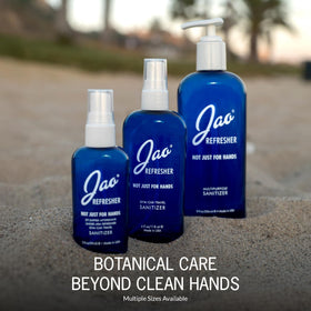 Jao Refresher inside a travel bag illustrating space-saving multiuse benefit