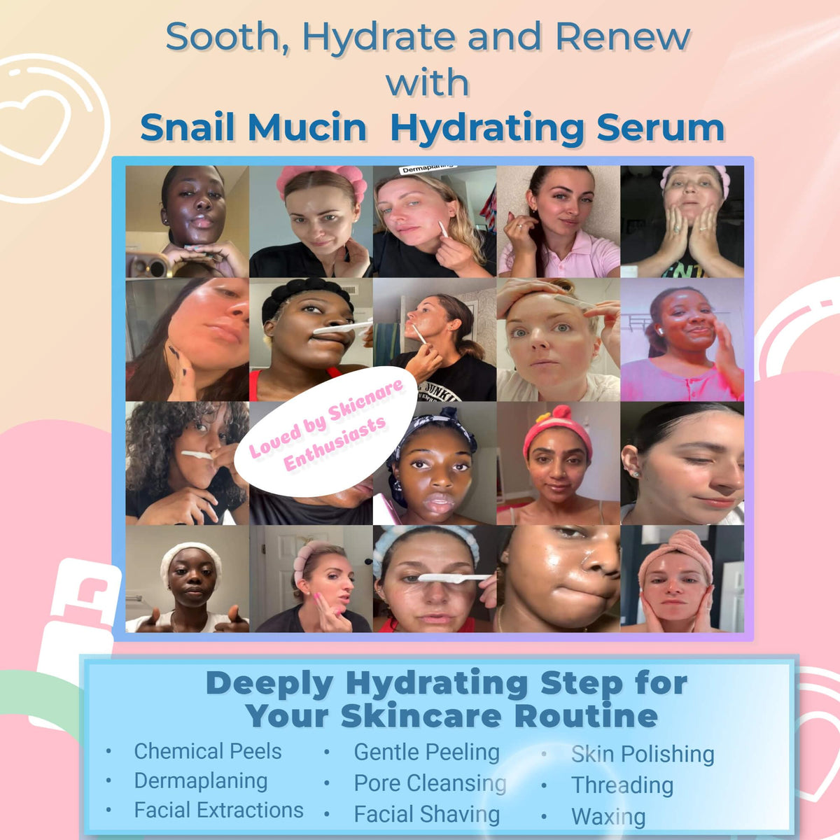 jasclair in a bathroom routine setting illustrating easy layering benefit